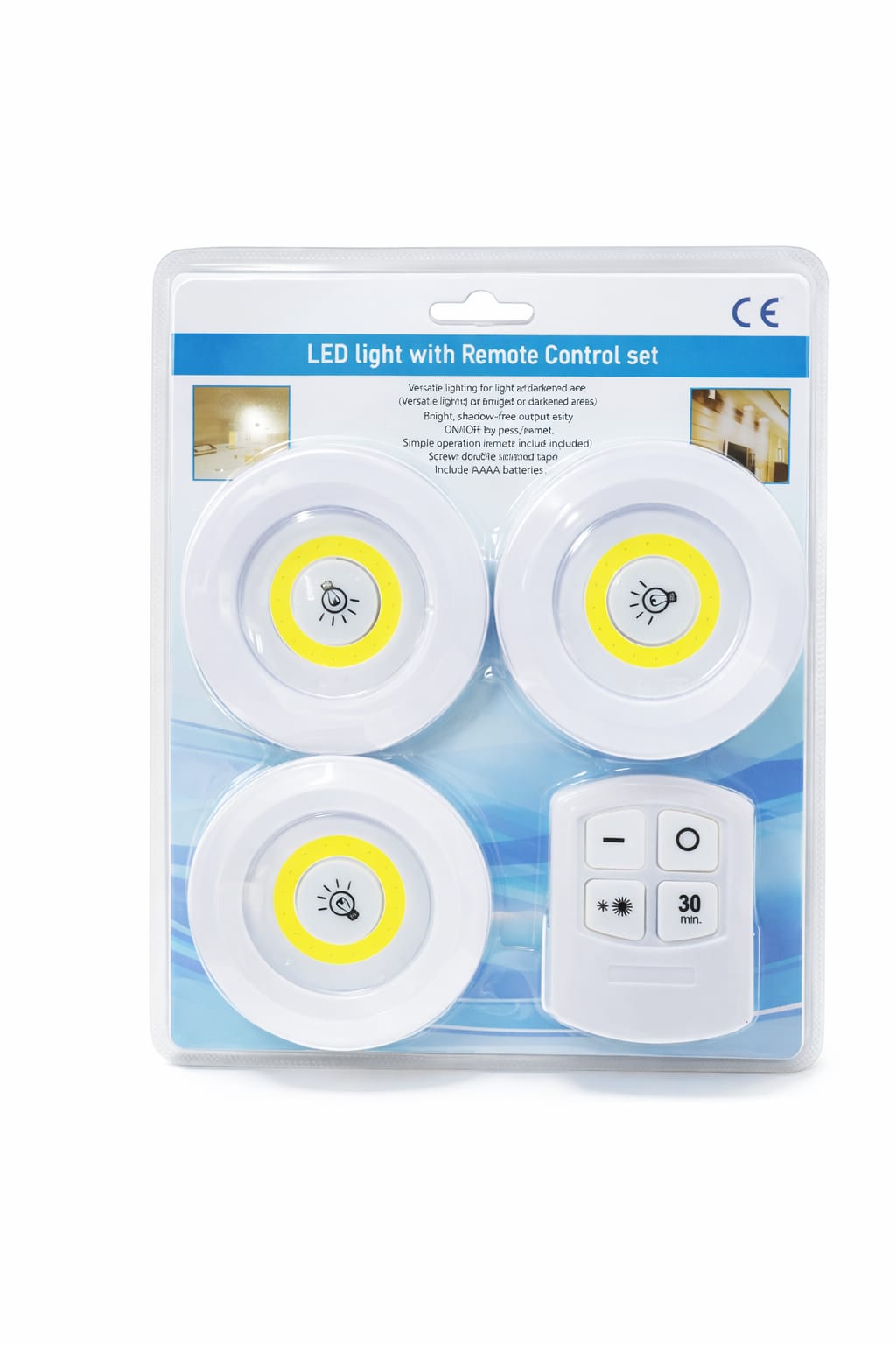 LED-Unterbauleuchten 3er-Set mit Fernbedienung